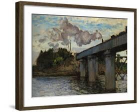 The Argenteuil Bridge-Claude Monet-Framed Giclee Print