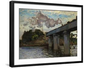 The Argenteuil Bridge-Claude Monet-Framed Giclee Print