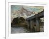 The Argenteuil Bridge-Claude Monet-Framed Giclee Print