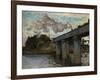 The Argenteuil Bridge-Claude Monet-Framed Giclee Print