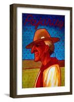 the Argentine Gaucho Pajarito-John Newcomb-Framed Giclee Print