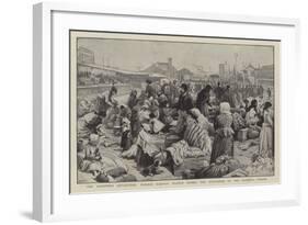 The Argentine Revolution, Rosario Railway Station-null-Framed Giclee Print