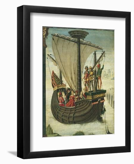 The Argonauts Leaving Colchis, C. 1480-Ercole de' Roberti-Framed Premium Giclee Print