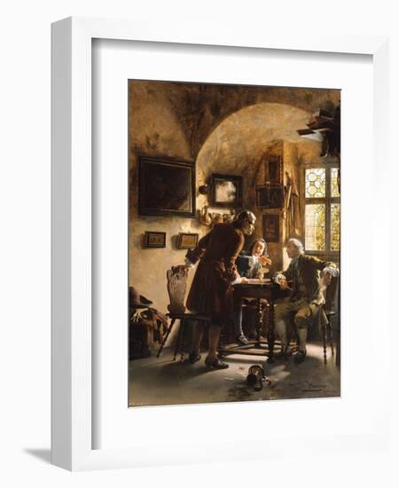 The Argument-Johann Hamza-Framed Giclee Print