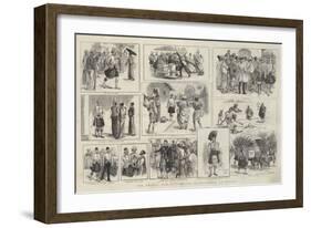 The Argyll and Sutherland Highlanders at Ceylon-William Ralston-Framed Giclee Print