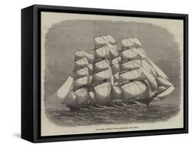 The Ariel, Winner of the Ocean-Race from China-Edwin Weedon-Framed Stretched Canvas