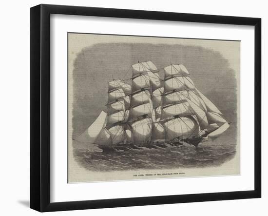 The Ariel, Winner of the Ocean-Race from China-Edwin Weedon-Framed Giclee Print