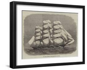 The Ariel, Winner of the Ocean-Race from China-Edwin Weedon-Framed Giclee Print