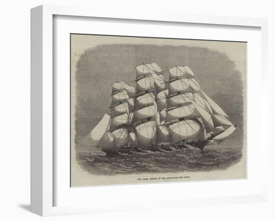 The Ariel, Winner of the Ocean-Race from China-Edwin Weedon-Framed Giclee Print