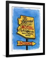 The Arizonian, Miracle Mile, 2004-Lucy Masterman-Framed Giclee Print