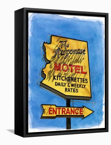 The Arizonian, Miracle Mile, 2004-Lucy Masterman-Framed Stretched Canvas