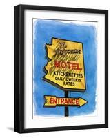 The Arizonian, Miracle Mile, 2004-Lucy Masterman-Framed Giclee Print