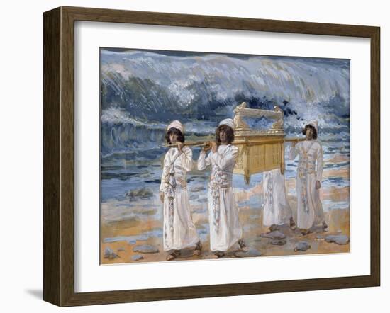 The Ark of the Covenant Passes over the Jordan-James Tissot-Framed Giclee Print