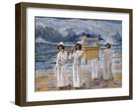 The Ark of the Covenant Passes over the Jordan-James Tissot-Framed Premium Giclee Print