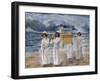The Ark of the Covenant Passes over the Jordan-James Tissot-Framed Premium Giclee Print