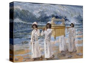 The Ark of the Covenant Passes over the Jordan-James Tissot-Stretched Canvas