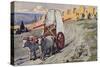 The ark sent away by J James Tissot - Bible-James Jacques Joseph Tissot-Stretched Canvas