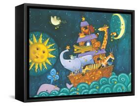 The Ark, the Sun and the Moon-Viv Eisner-Framed Stretched Canvas