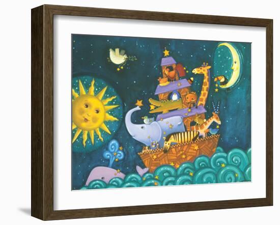 The Ark, the Sun and the Moon-Viv Eisner-Framed Art Print