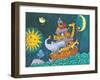 The Ark, the Sun and the Moon-Viv Eisner-Framed Art Print