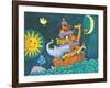 The Ark, the Sun and the Moon-Viv Eisner-Framed Art Print