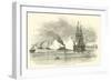 The Arkansas Running Through the Union Fleet Off Vicksburg, July 1862-null-Framed Giclee Print