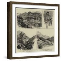 The Arlberg Mountain Railway Between Innsbruck and Bludenz, Austria-null-Framed Giclee Print