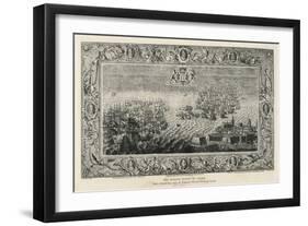 The Armada Flying to Calais, 1739-John Pine-Framed Giclee Print