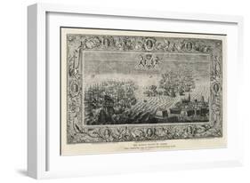 The Armada Flying to Calais, 1739-John Pine-Framed Giclee Print