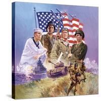 The Armed Forces-Hal Frenck-Stretched Canvas