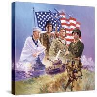The Armed Forces-Hal Frenck-Stretched Canvas