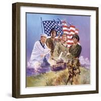 The Armed Forces-Hal Frenck-Framed Giclee Print