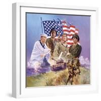 The Armed Forces-Hal Frenck-Framed Giclee Print