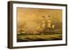 The Armed Merchantman, Helen, 1832 (Oil on Canvas)-William Clark-Framed Giclee Print