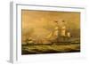 The Armed Merchantman, Helen, 1832 (Oil on Canvas)-William Clark-Framed Giclee Print