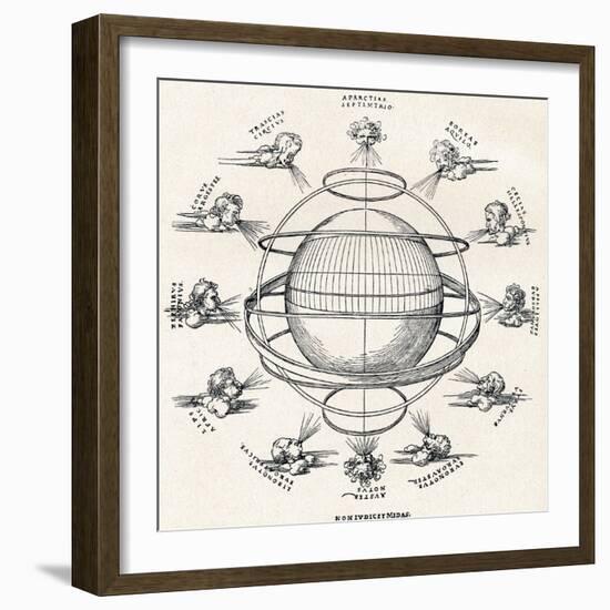 The Armillary Sphere, 1525-Albrecht Dürer-Framed Giclee Print