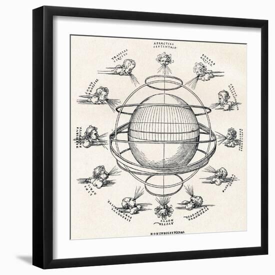 The Armillary Sphere, 1525-Albrecht Dürer-Framed Giclee Print