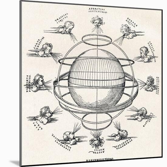 The Armillary Sphere, 1525-Albrecht Dürer-Mounted Giclee Print