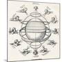 The Armillary Sphere, 1525-Albrecht Dürer-Mounted Giclee Print