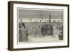 The Armistice Between Servia and Bulgaria, Bulgarian Volunteers Disbanding at Rustchuck-null-Framed Giclee Print