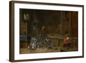 The Armorer's Shop, c.1640-1645-David the Younger Teniers-Framed Giclee Print