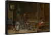 The Armorer's Shop, c.1640-1645-David the Younger Teniers-Framed Stretched Canvas