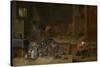 The Armorer's Shop, c.1640-1645-David the Younger Teniers-Stretched Canvas