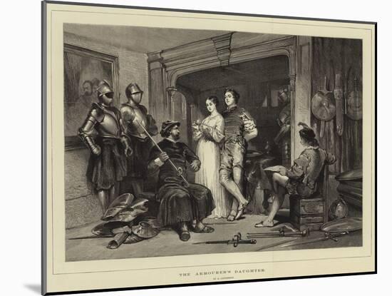 The Armourer's Daughter-George Cattermole-Mounted Giclee Print