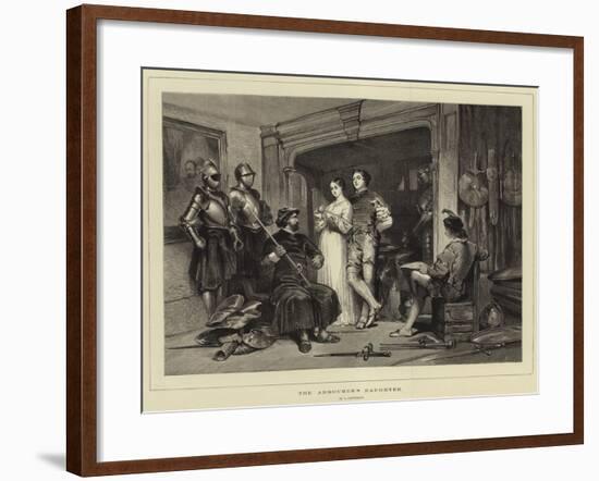 The Armourer's Daughter-George Cattermole-Framed Giclee Print