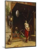 The Arms Market at Cairo; Un Marchand D'Armes Au Caire-Jean Leon Gerome-Mounted Giclee Print