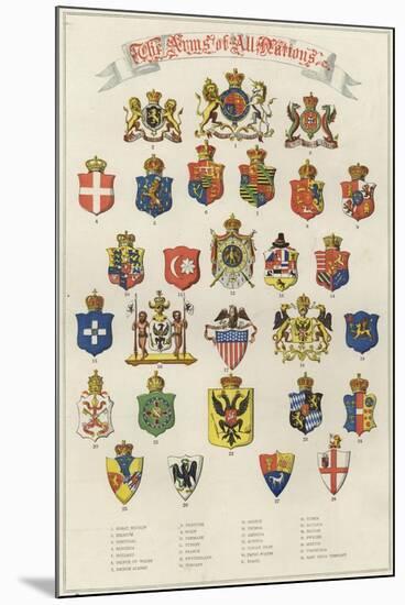The Arms of All Nations-null-Mounted Giclee Print