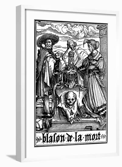 The Arms of Death, 1538-Hans Holbein the Younger-Framed Giclee Print