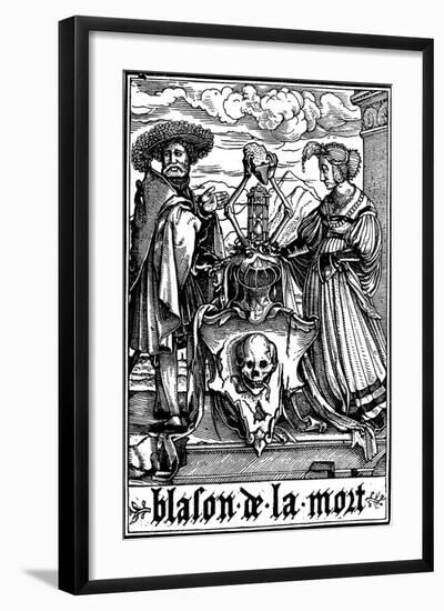 The Arms of Death, 1538-Hans Holbein the Younger-Framed Giclee Print