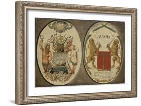 The Arms of the Dutch East India Company and of the Town of Batavia, 1651-Jeronimus Becx-Framed Giclee Print